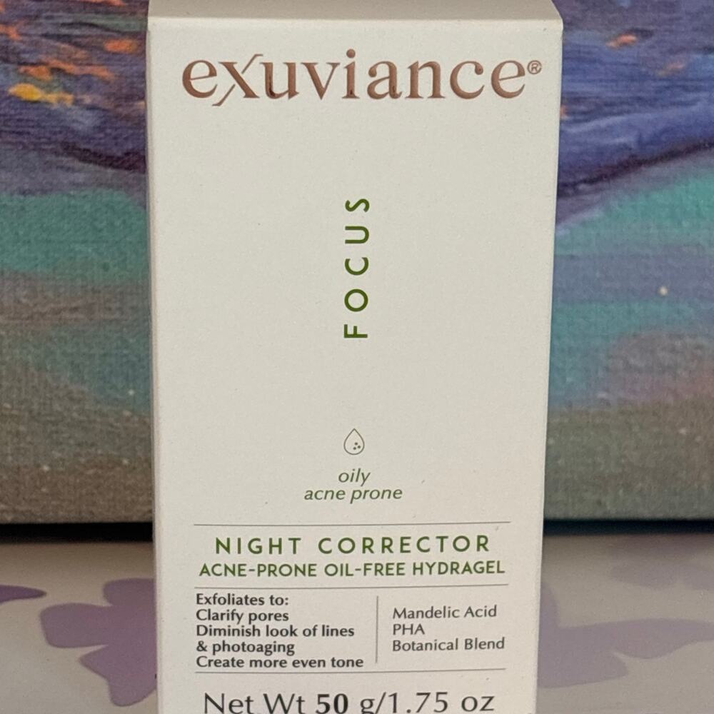 Exuviance Focus Night Corrector Acne-Prone Oil-Free Hydragel